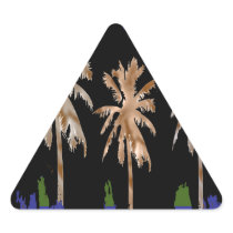 Beach Country Lifestyle Triangle Sticker