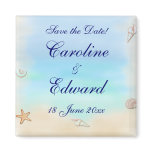 Beach Dreams Wedding magnets