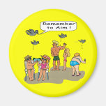 "Beach Droppings" Magnet