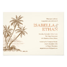 Beach Engagement Party Invitations
