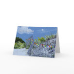 Beach Fence & Dunes Christmas Greetings