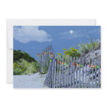 Beach Fence & Dunes Christmas Greetings
