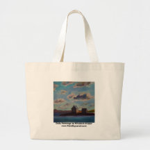 Beach Fishing Shacks • Maine Coast • TOTE Canvas Bags