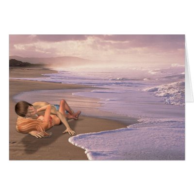 Beach From Here to Eternity Cards by beverlytazangel