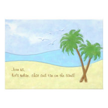 Beach Gathering Invitation