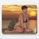 Beach Girl Katie Mousepad