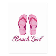 Beach Girl Postcard