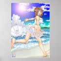Beach girl posters