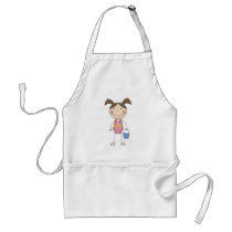 Beach Girl with Bucket Tshirts and Gifts Apron