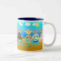 Beach Girls Mug - personalised mugs