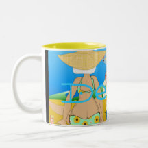 Beach Girls Mug - personalised
