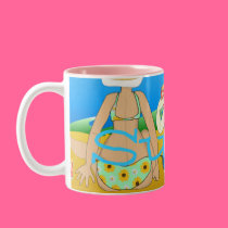 Beach Girls Mug - personalised mugs