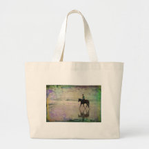 Beach Horseback Ride Digital Art Bag