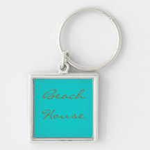 Beach House Key Chain