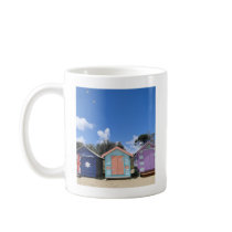 Beach Hut Seaguls Coffee Mug