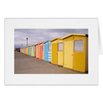 Beach Huts Card