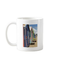 Beach Huts Melbourne Side Coffee Mug