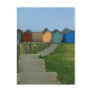 Beach Huts Postcard