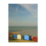 Beach Huts Postcard