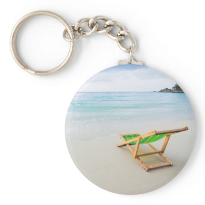 Beach Keychain by VectorGraphics