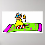 Beach Kid Poster