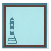 beach lighthouse invitation