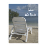 Beach Lounge Save the Date Announcement