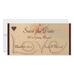 Beach Love Wedding Announcement photo cards