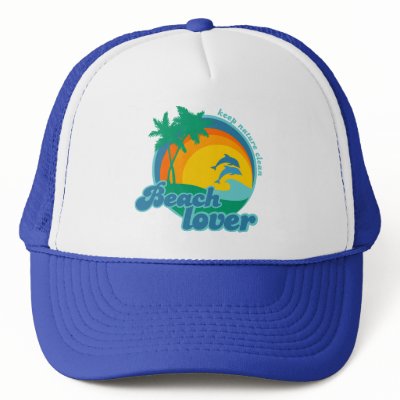 Beach Lover hat by BluePlanet