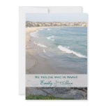 Beach Marriage Announcement Cards