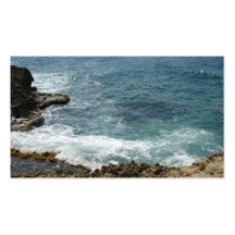 Beach Meets Ocean Business Card Templates