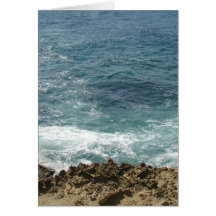 Beach Meets Ocean Greeting Card