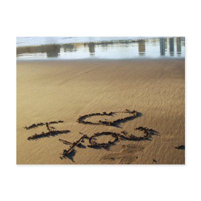 Beach Message by beverlytazangel