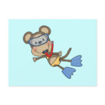 Beach Monkey Snorkeling Tshirts and Gifts Post Card