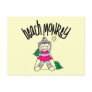 Beach Monkey Tshirts and Gifts Postcards