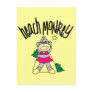 Beach Monkey Tshirts and Gifts Postcards