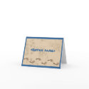 Beach Monogram notecard