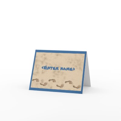 Beach Monogram notecard by slamdunksapparel