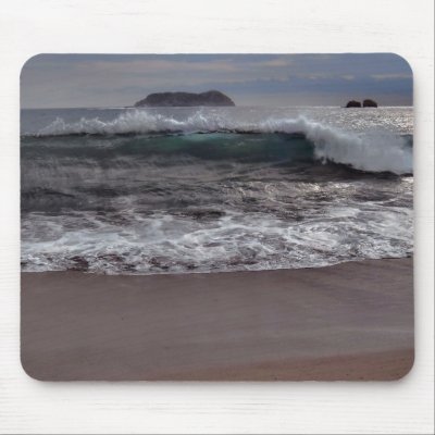 Beach of Costa Rica Mouse Pad by lucindawind
