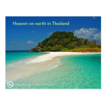 Beach of  Thailand Postcard