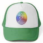 Beach Palm #2 Mesh Hats
