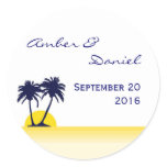Beach Palm Tree Sticker