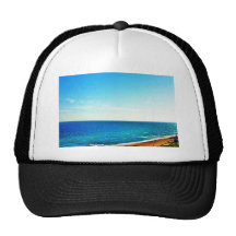 Beach paradise trucker hats