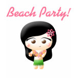 Beach Party Hula Girl T-shirt