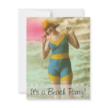 Beach Party Custom Announcement