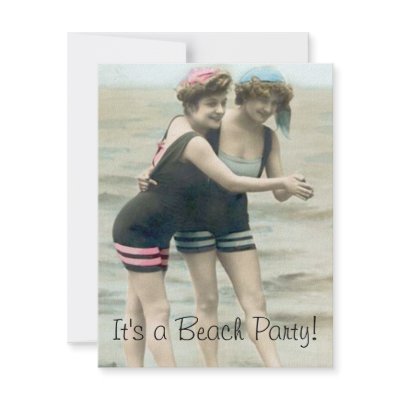 Beach Party Invite by naughtybits