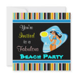 Beach Party Invitations