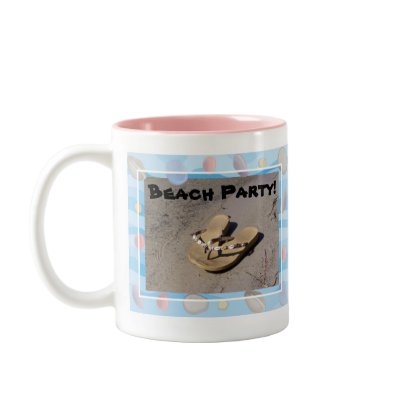 beach party mug by PhotoLisa