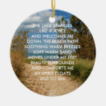 BEACH PATH ORNAMENT OR PENDANT