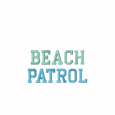 BEACH PATROL polo by TropiCoolUniverse